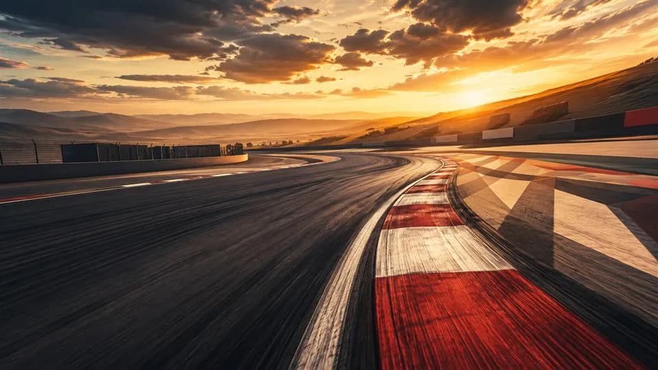 A motorsport circuit representing the wider automotive lifestyle ecosystem of services and experiences