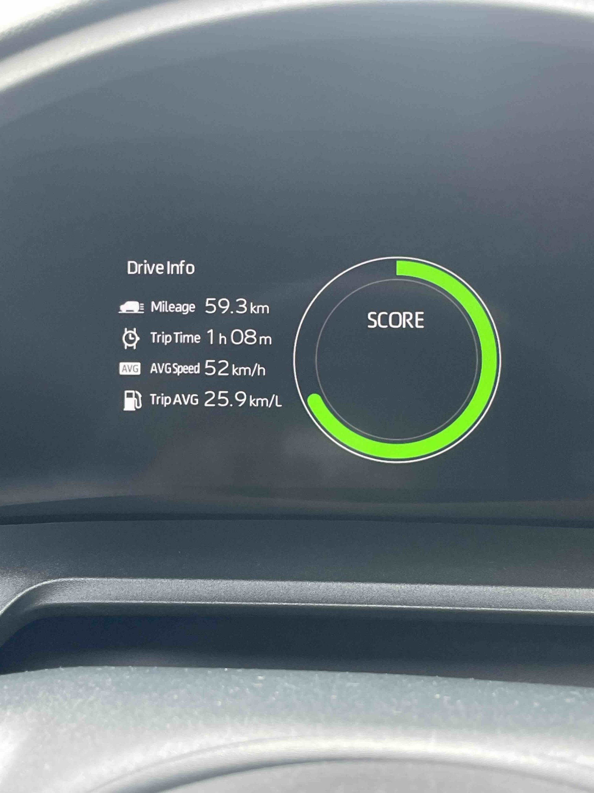 vois hev trip meter driving from kepong to ampang to chan sow lin